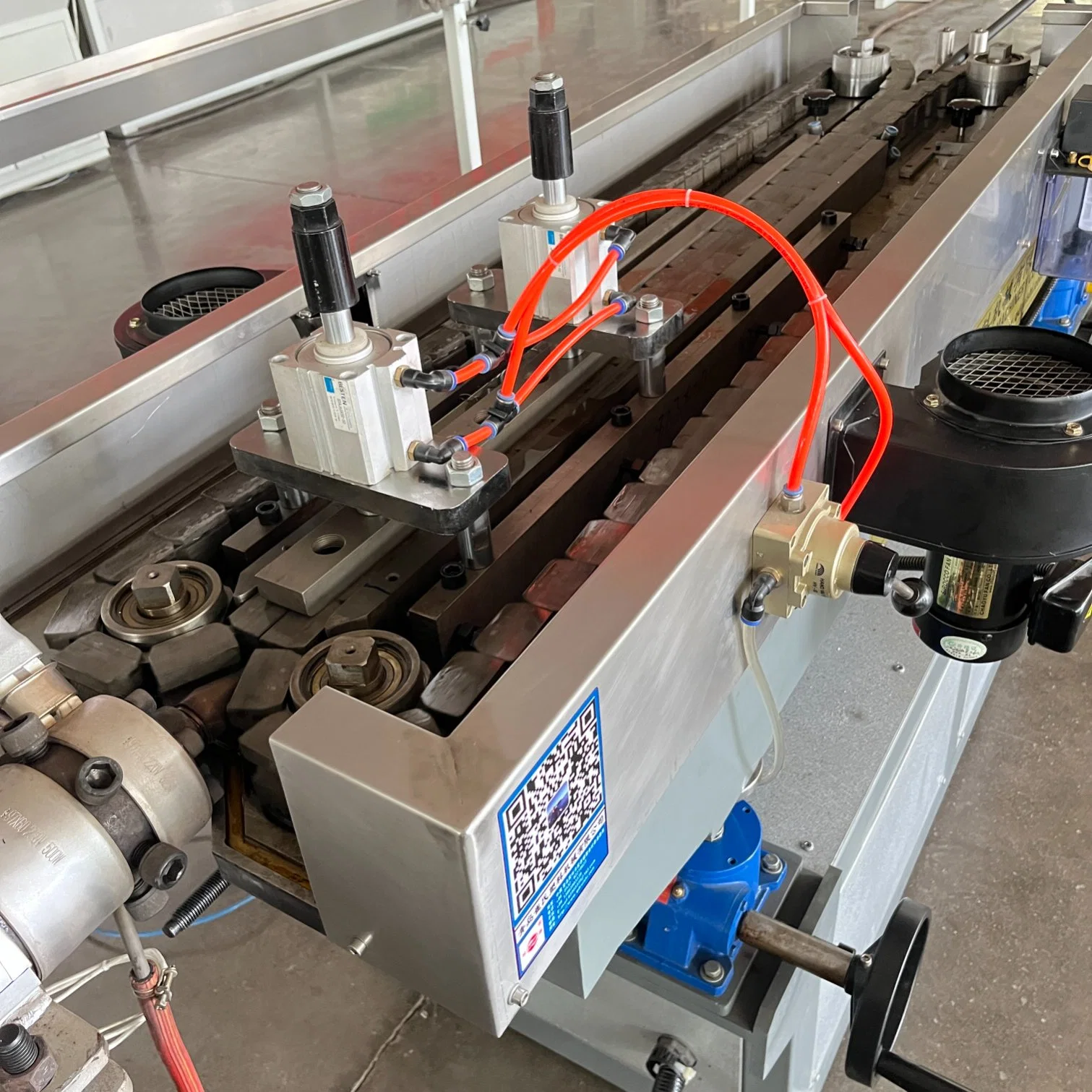 63-160mm plástico electrónico de rosca tubería de fabricación de maquinaria de PVC tubo extrusión Máquina