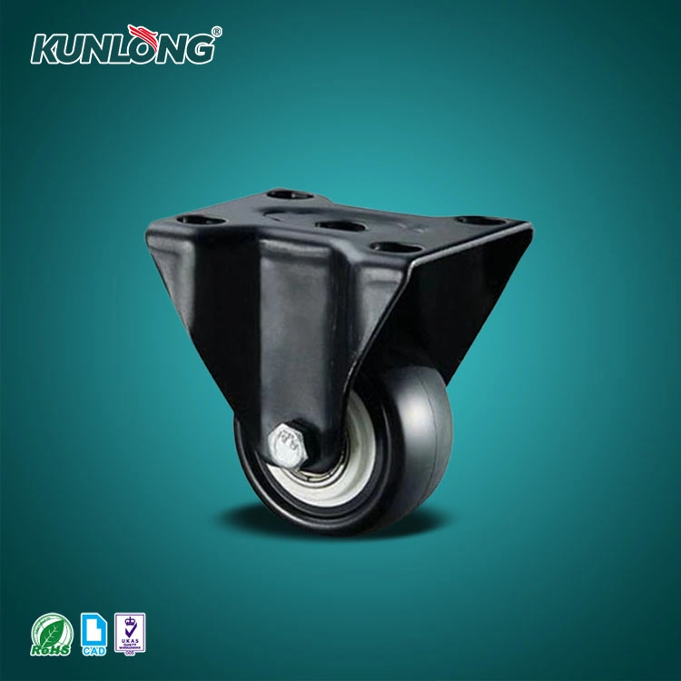 Sk6-D5073p Black Without Brake Caster Wheels for Heavy Equipments