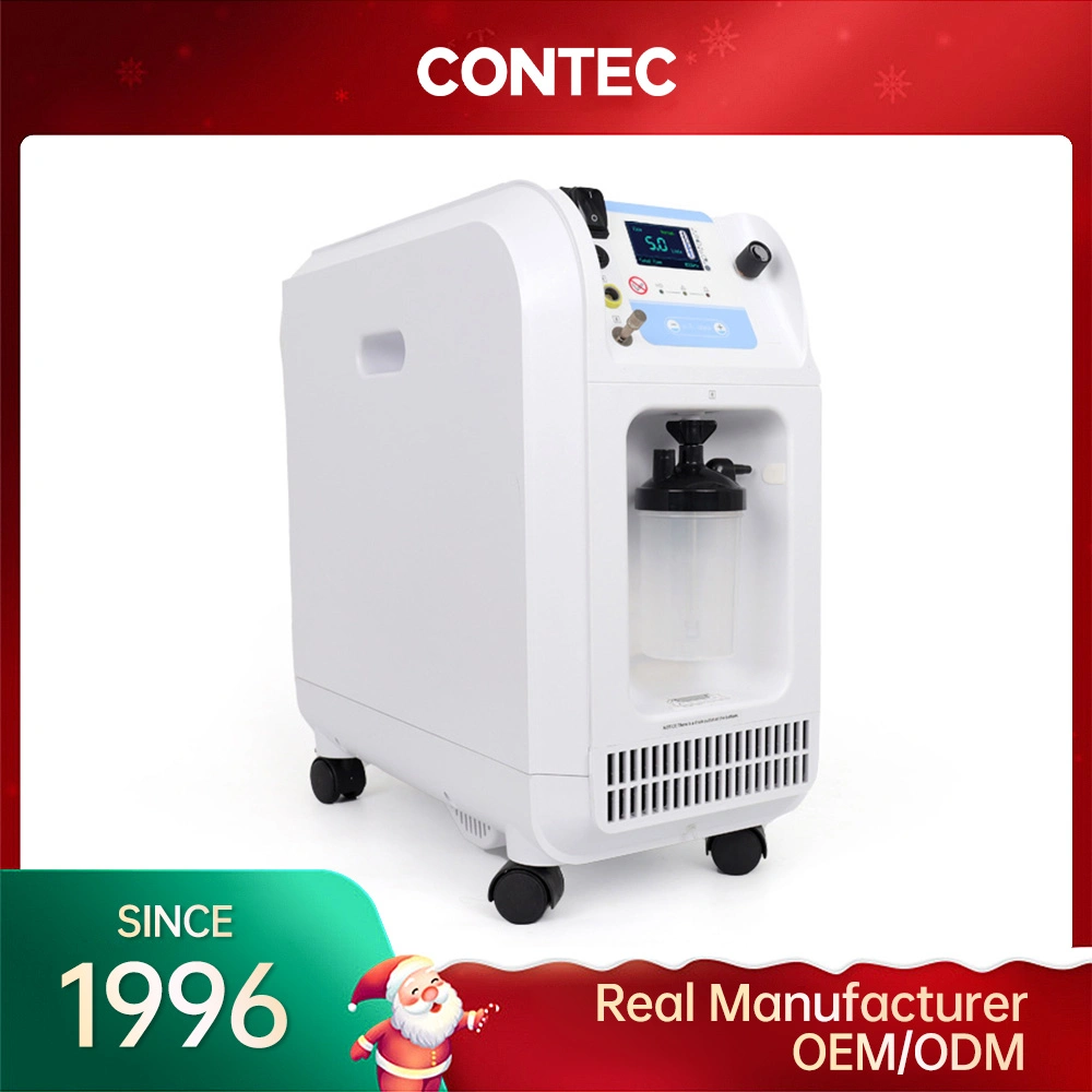 Contec Factory Medical Equipment 5L Tragbarer Sauerstoffkonzentrator mit CE