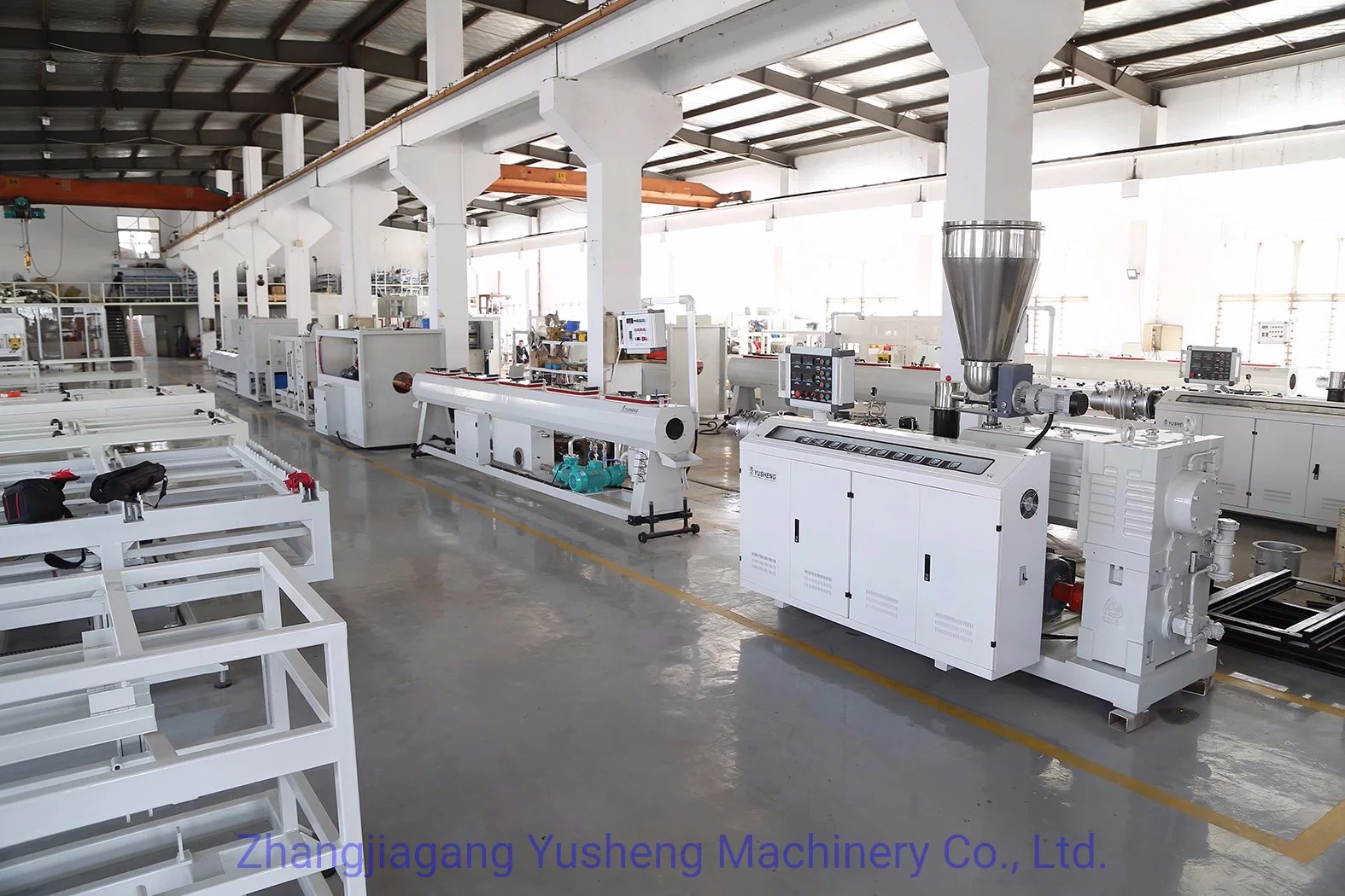 PVC Plastic Processed and Pipe Application Plastic Pipe Extrusion Line