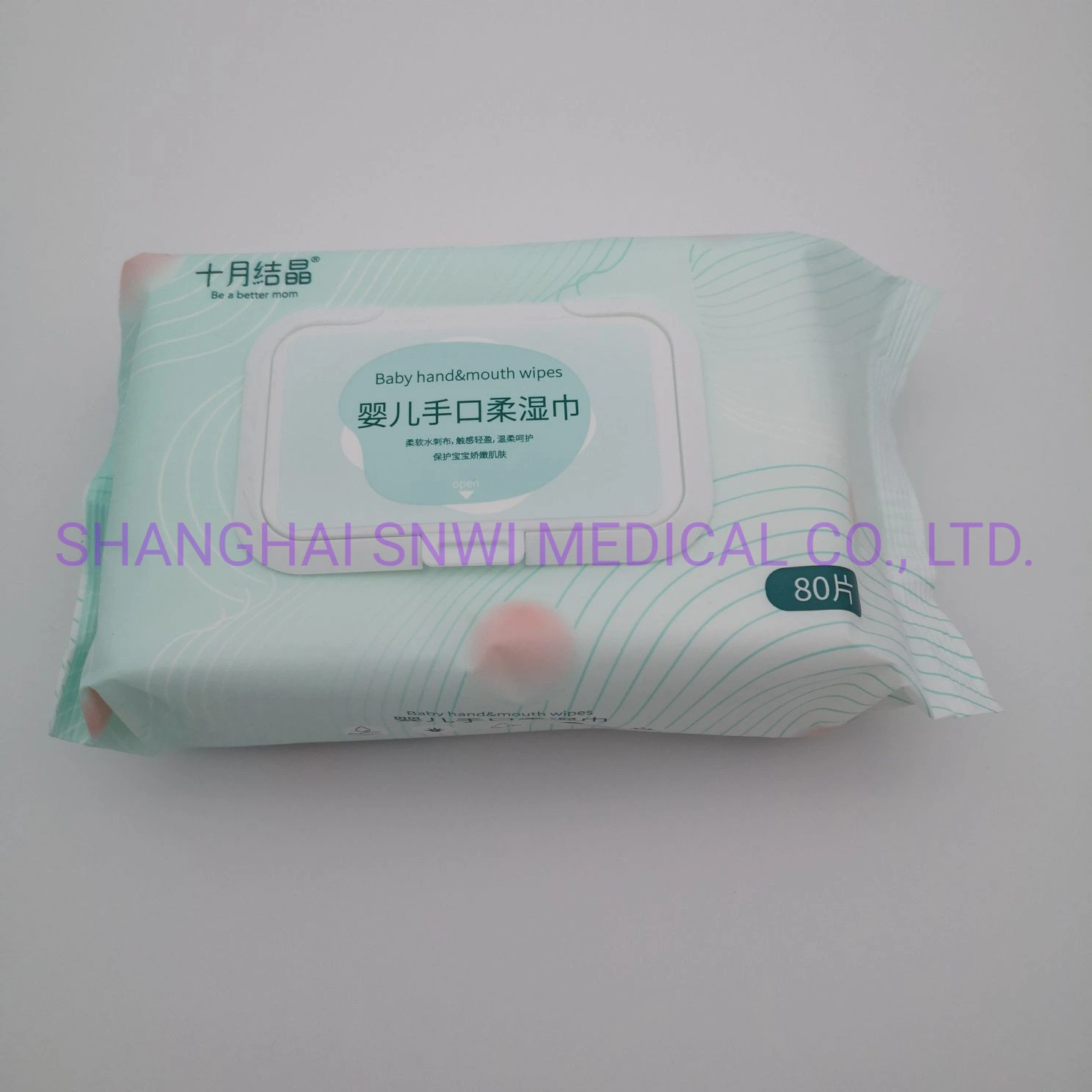 China Certificated Factory Disposable Nonwoven Soft Wet Wipes for Baby