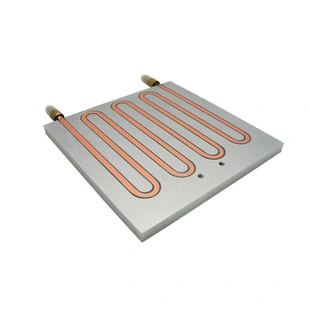 Heat Pipe Embed IGBT Copper Pipe 1060 Skived Aluminium Heat Sink