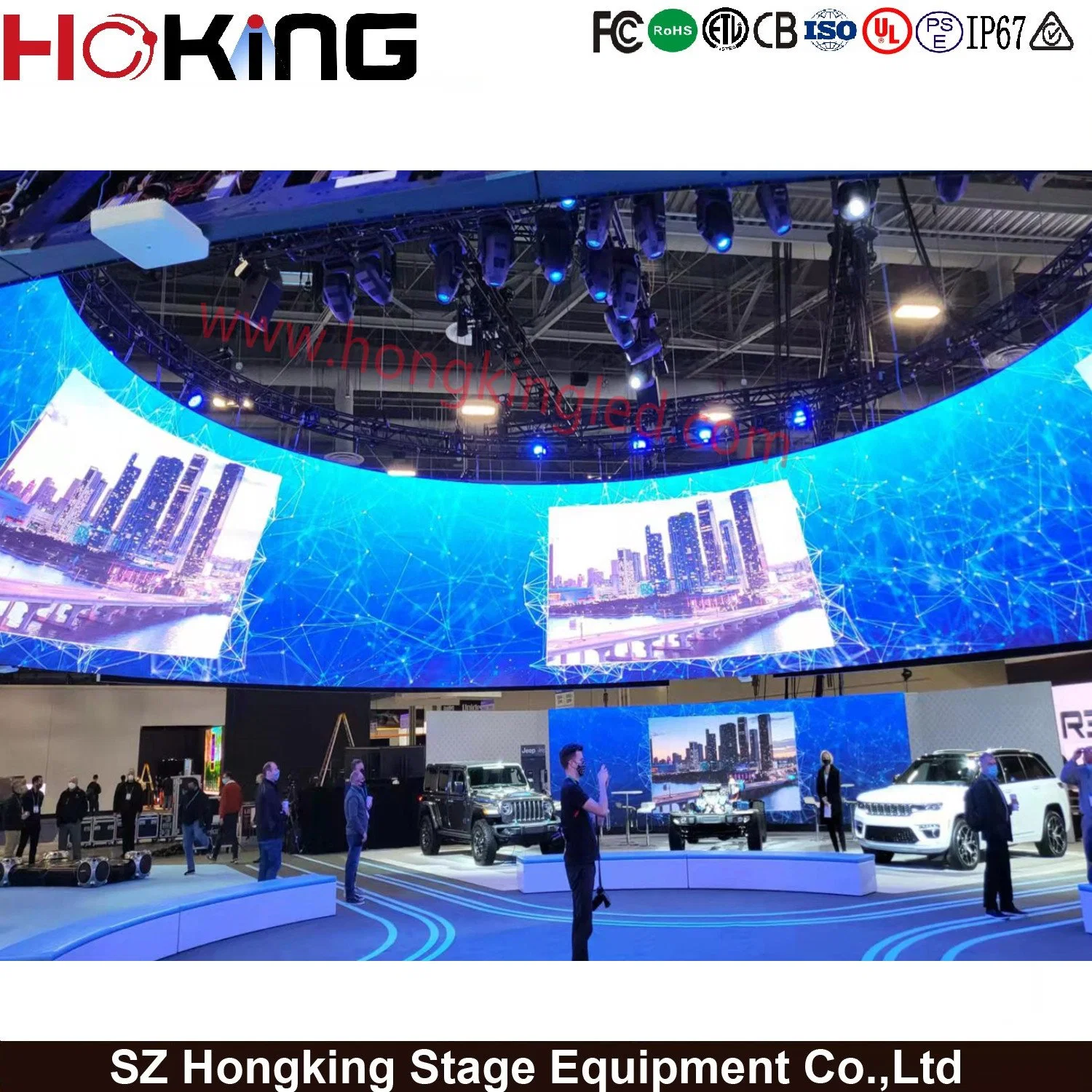 High Resolution P1.86 LED Video Wall 4K Input Player 1080P