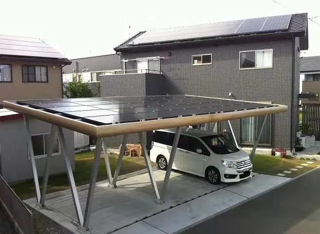 El bastidor de acero galvanizado y aluminio coche solar Parking montaje en panel de techo