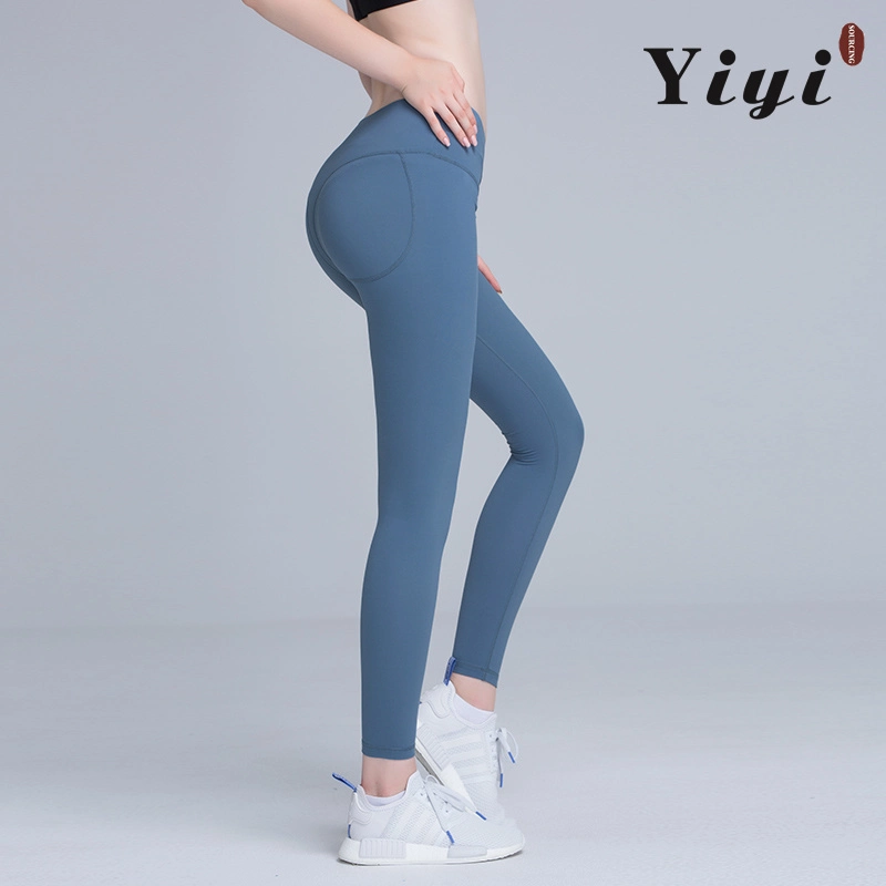 Women&prime; S Running Leggings Mesh Breathable Fitness Sport Yoga Pants Apparel