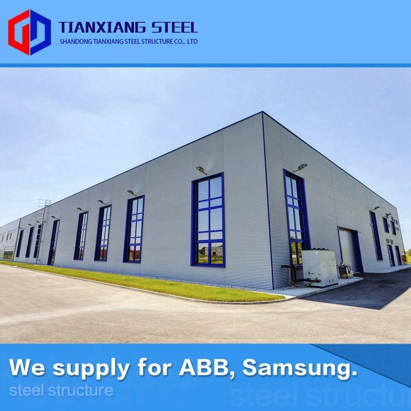 High Strength Steel Structure Production Plant Warehouse