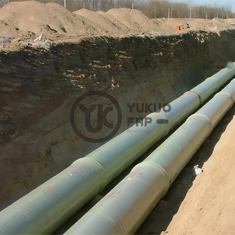 Factory Customization Corrosion Resistant GRP Fiberglass Pipe Fitting Water Pipe