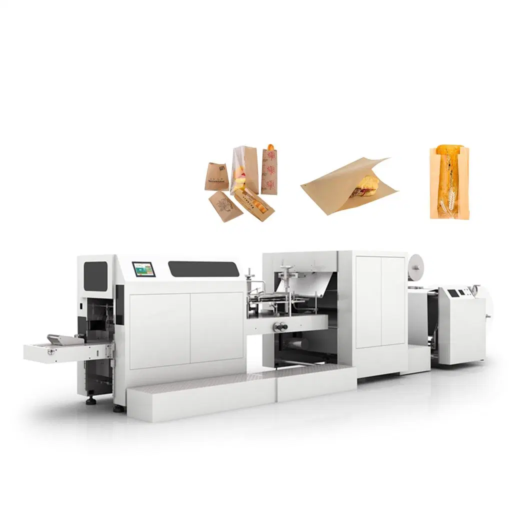 Automatic Die Cutting Cheap Mini Handle Pasting Paper Bag Machine