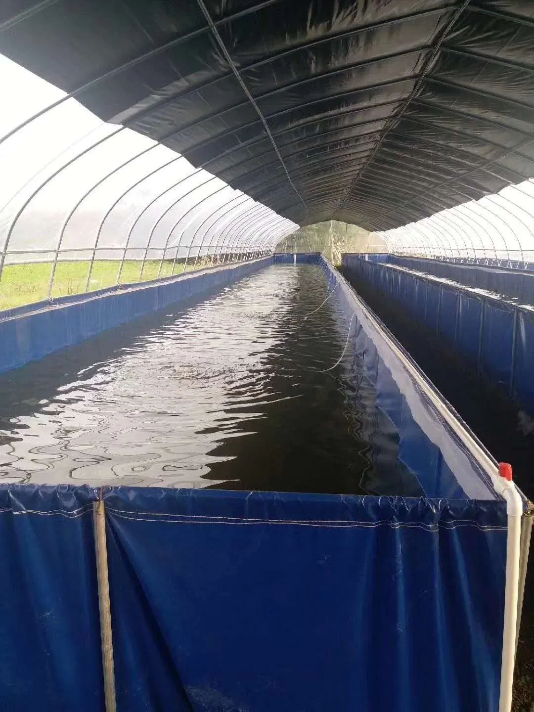 PVC oleado azul Lagoa de tecido Camisa camisa da Piscina de Natação