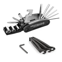 Multifunction Portable 16 in 1 Professional Bike Repair Tool Kit