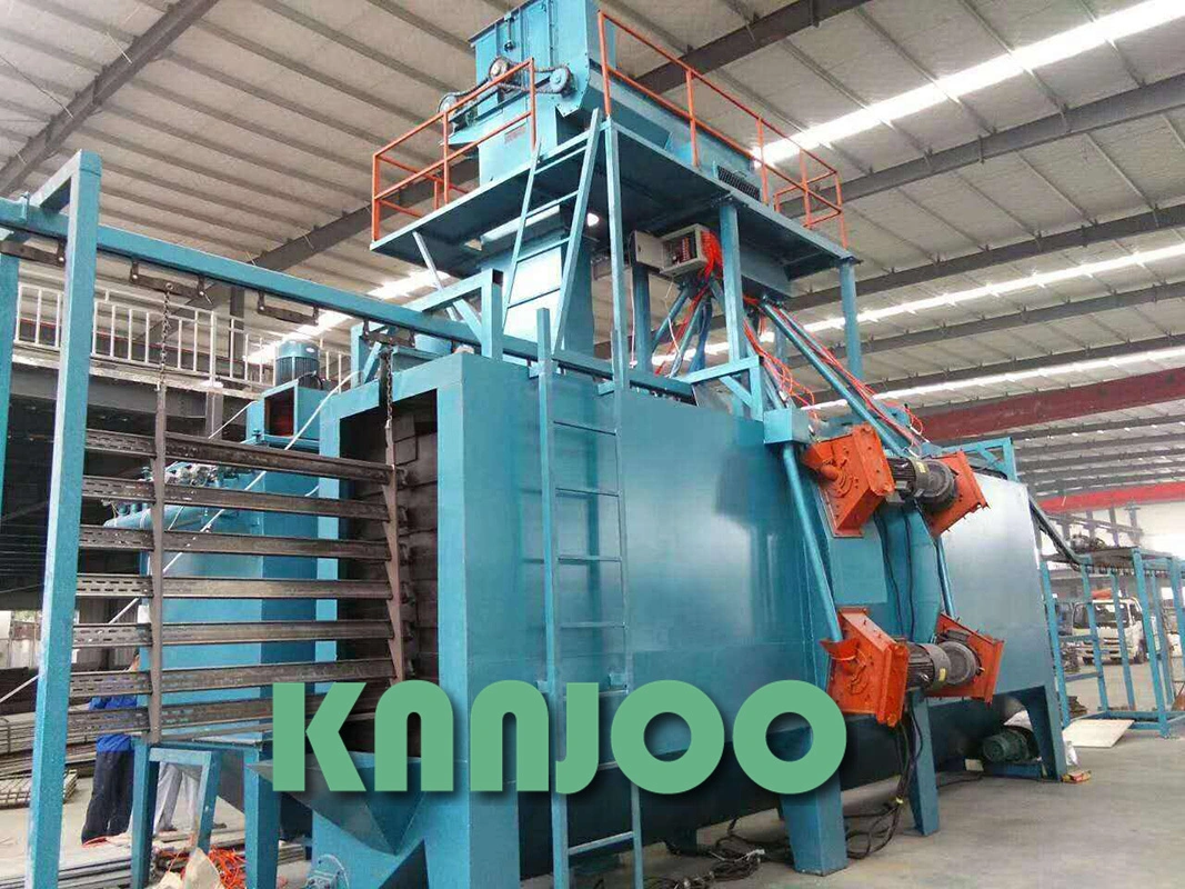 Hsk Series Hook Type Cleaning Steel Rims Blasting Machine