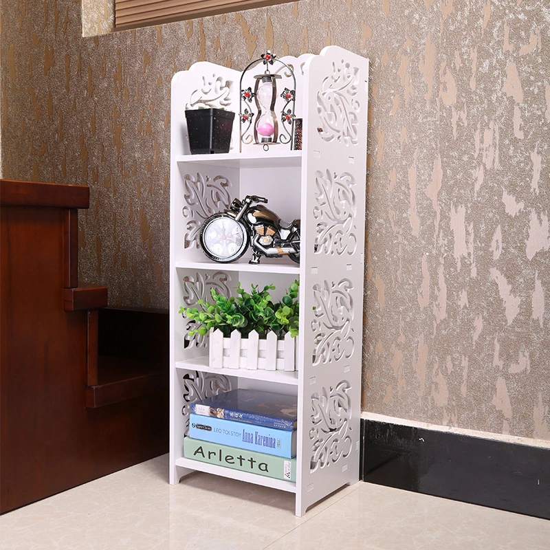 PVC White Optional Multilayer Bookshelf/Item Shelving