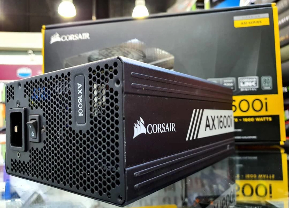 Corsair Axi серии Ax1600I 1600W ATX 80 Plus сертифицированных титана в полной мере модульный цифровой блок питания ATX