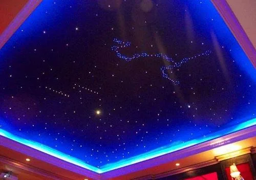 Star Ceiling Panels Fiber Optic Star Ceiling RGB Light with 7 Colors