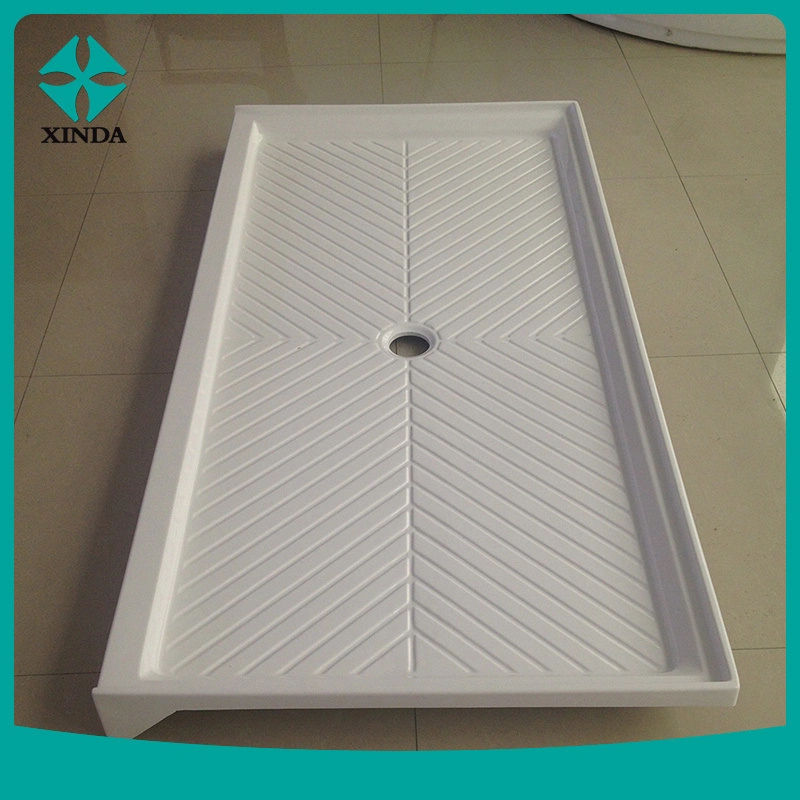 Factory Supplying Stainless Enameled Portable Enameled Steel Pentagon Shower Tray