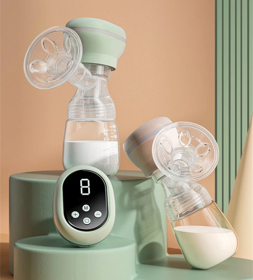 Infant Milk Massage Breast Pump Feeding Bottle Single Suction Machine Electric Breast Pump