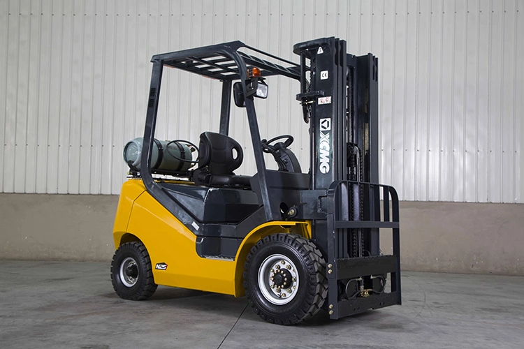 XCMG New Gasoline Forklift 1.5t/1.8t/2t/2.5t/3t/3.5t Forklift Truck with Nissan Engine