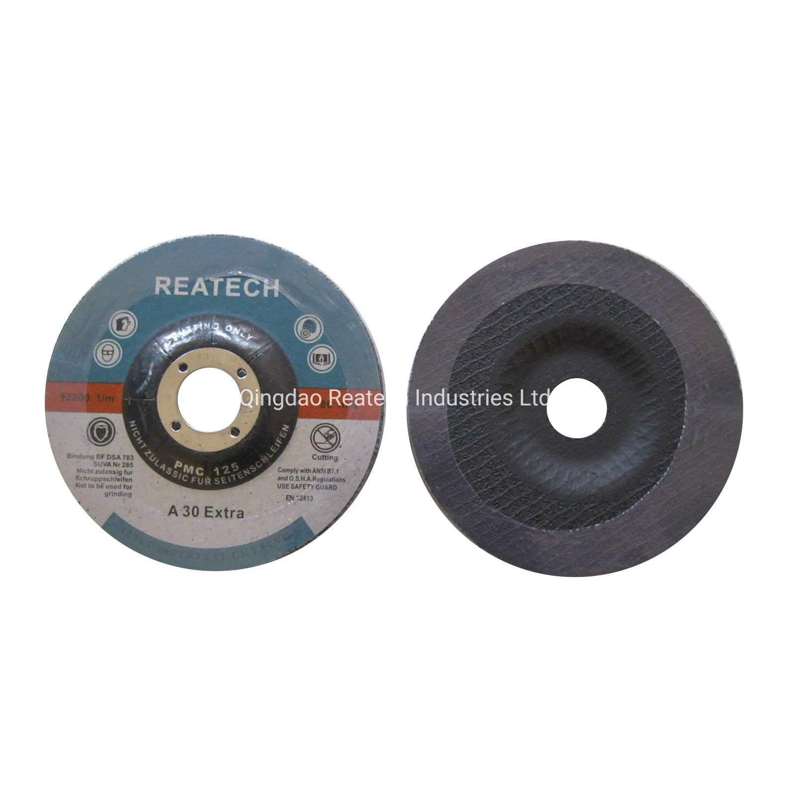 5inch 125X3.0X22mm Aluminum Oxide Cutting Disc