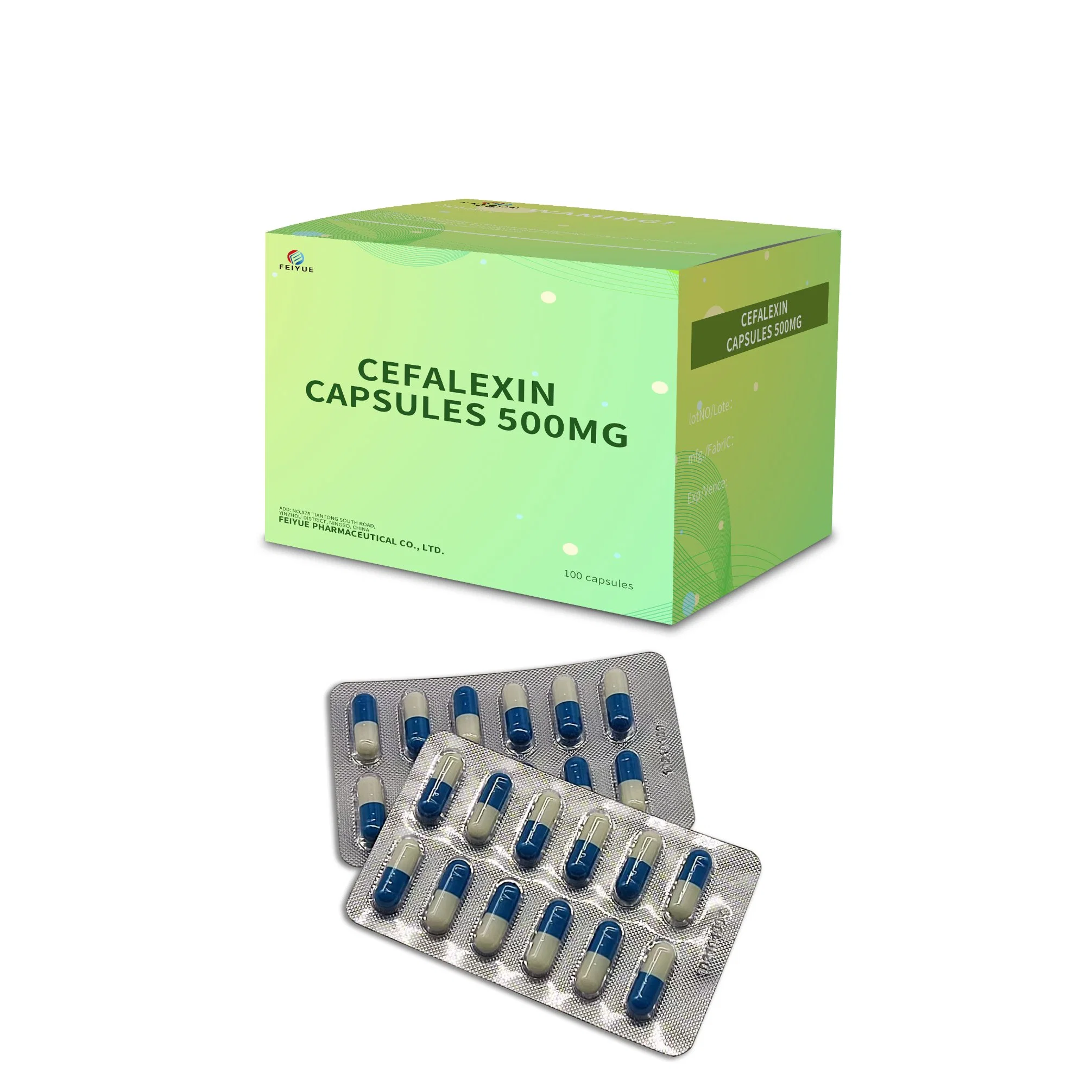 High Quility Cefalexin Capsules 250mg 500mg