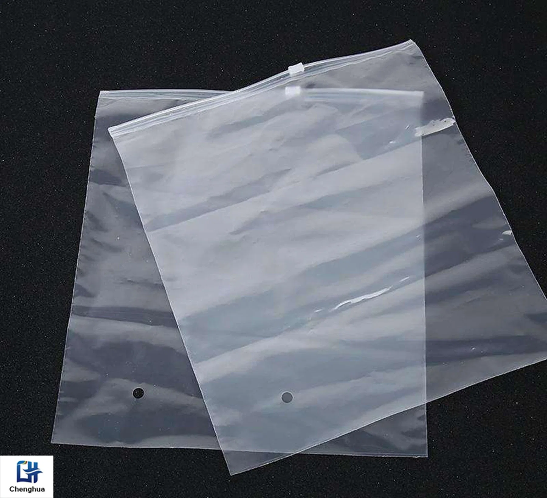 Sacos de plástico de embalagem transparentes e personalizados