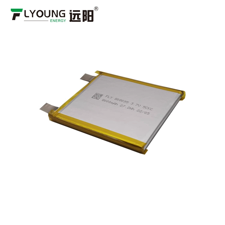 Flyoung High Quality 808095 3.7V 8000mAh Li-ion Polymer Battery for Mobile Power