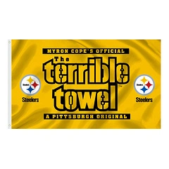 3X5FT Polyester Pittsburgh Steelers drapeau Drapeaux de la NFL