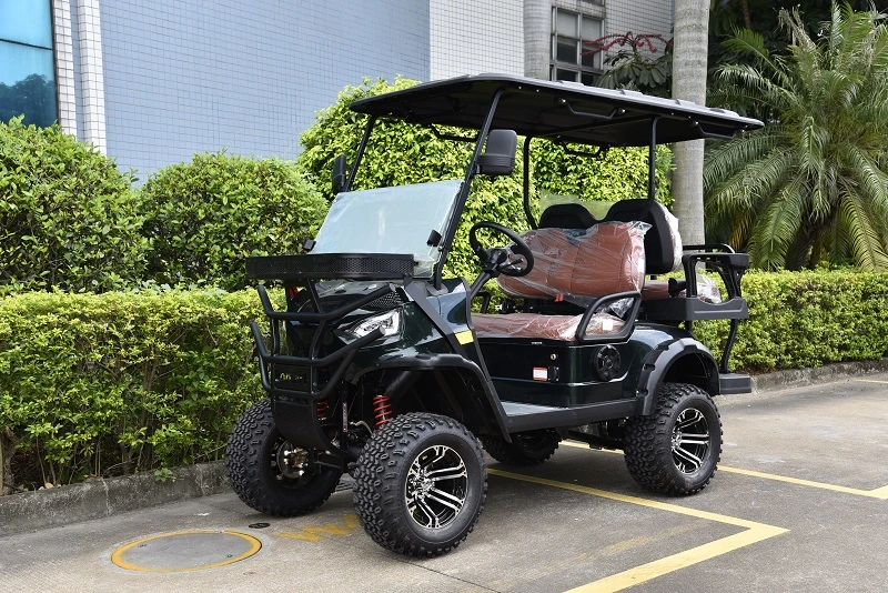 Carro de golfe motorizado AC Luxury de 4 lugares com bateria