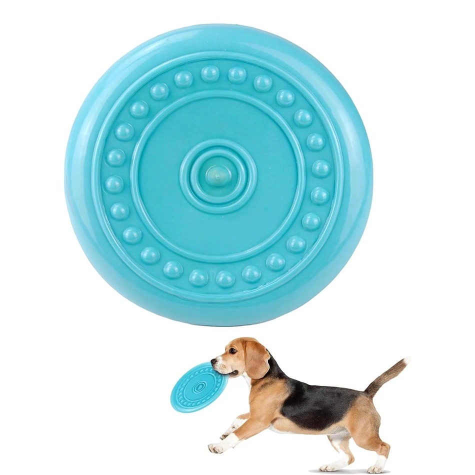 Dog Frisbee Toy, Pet Training Flying Saucer Interactive Toys, Floating Water Dog Toy Suitable for Small, Medium, or Large Dogs Outdoor Frisbee