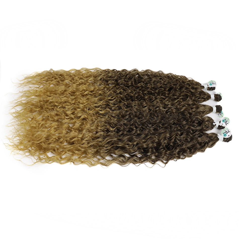 High quality/High cost performance  Heat Resistant Extensions Bundles Synthetic Hair