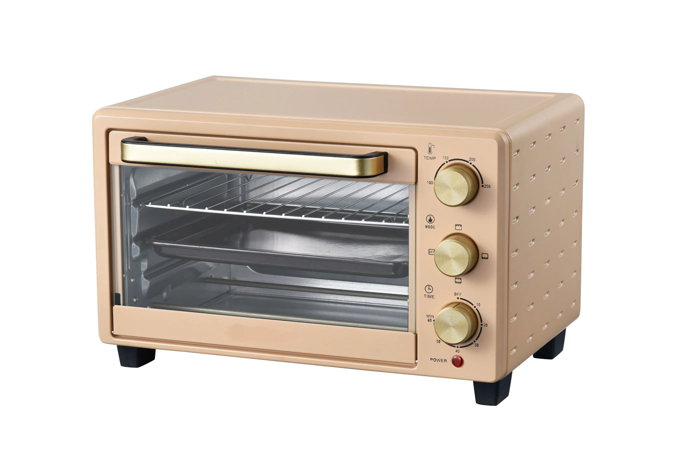 1400W 21L Home Appliances Baking Chicken Roasted Pizza Rotisserie Electric Toaster Oven