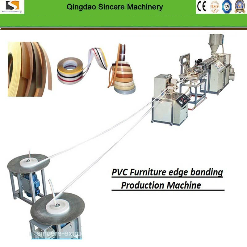 PVC Plastic Furniture Edges Banding Profile Sheet Making Machine