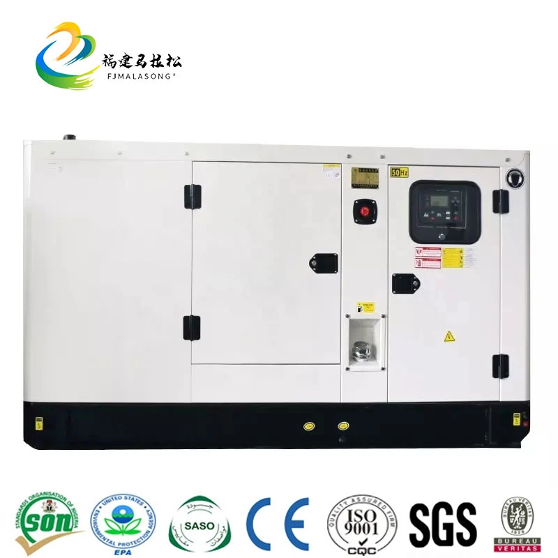 Promotional 25kVA 50kVA 100kVA 200kVA Prix générateurs diesel électrique éolienne en mode silencieux