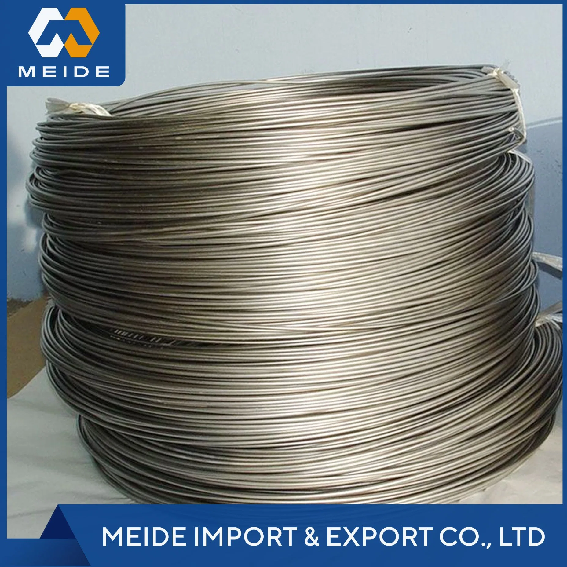 Titanium Material 0.1 mm-8.0 mm 99.9% High-Purity Titanium Wire/Welding Wire Industrial/Medical Ultra-Fine Coil Wire