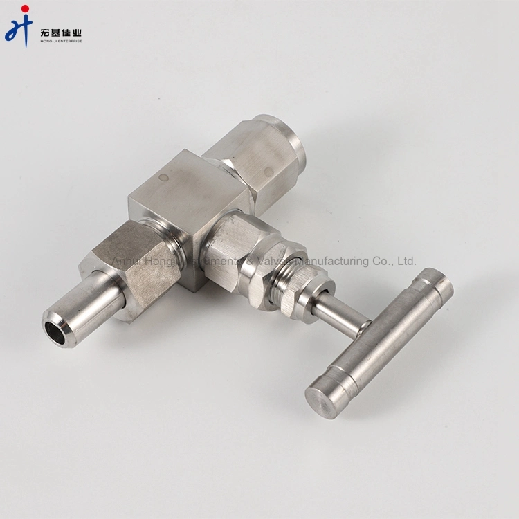 316 Stainless Steel Pressure Gauge Needle Valve Dual Ferrules and Male Thread NPT Needlevalves