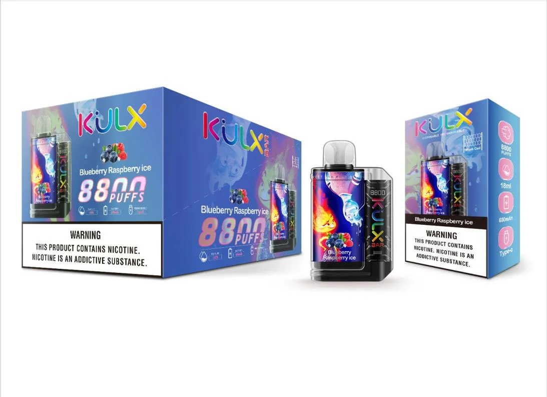 Big Puffs E Cigarette 8800 Puffs Kulx Bar desechable VAPE