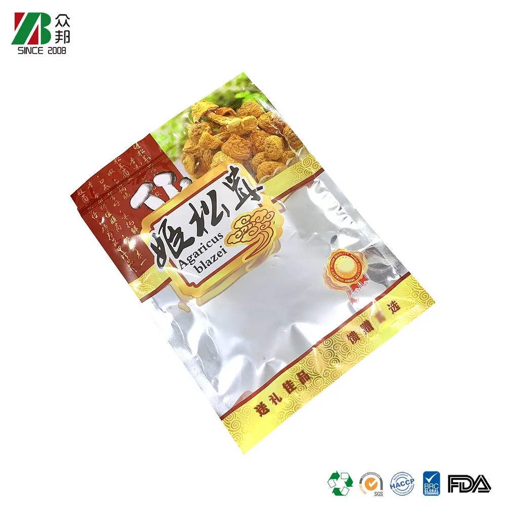 FDA Approved Clear Medicine Zipper Printing Store Medical Pills Plastic Packaging Bag Adult Urine Drainage Collection Bag