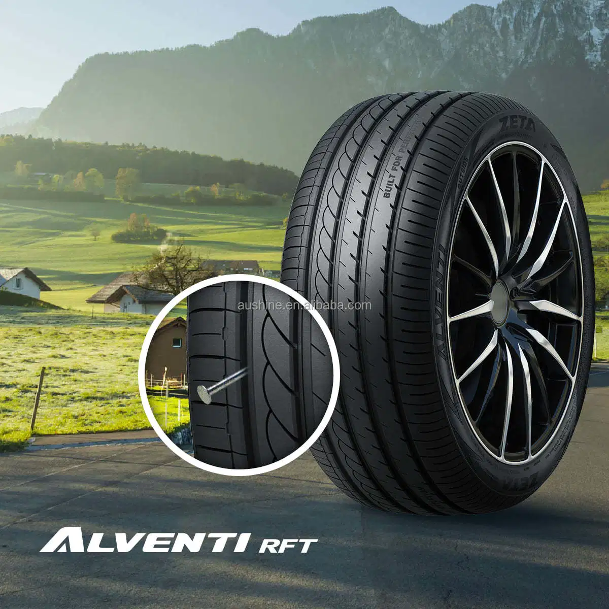 HP UHP Automóvil Sport Racing Run-Flat deriva PCR SUV 4X4 en el monte LTR Ht venta de neumáticos 225/45R17 225/40R18 235/55R19 245/40R19