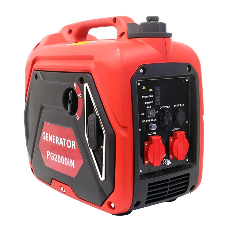 Swiss Kraft Portable Gasoline Generator Digital Inverter Benzin Generator Gas Erzeugungsausrüstung 2000W