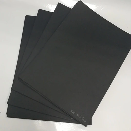 250GSM 300GSM 400GSM Black Paper for Packaging Wrapping Clothes Shoes