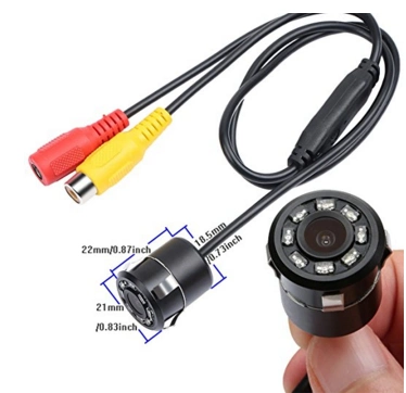 Auto Rearview Camera with LED Light