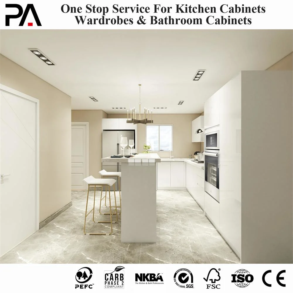 High quality/High cost performance Wall Complete MDF Board Sheet Modern Designs Kitchen Cabinet Sale