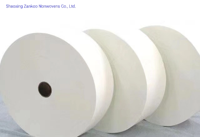 Hohe Absorption 55% Holzstoff 45% Polyester Vliesstoff für industrielle Reinigungstücher, 70% Polyester und 30% Rayon Spinnvlies Vliesstoff für nasse Tücher