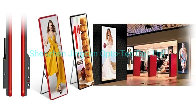 Removable 3mm Shopping Center Mobile Poster Media LED Display