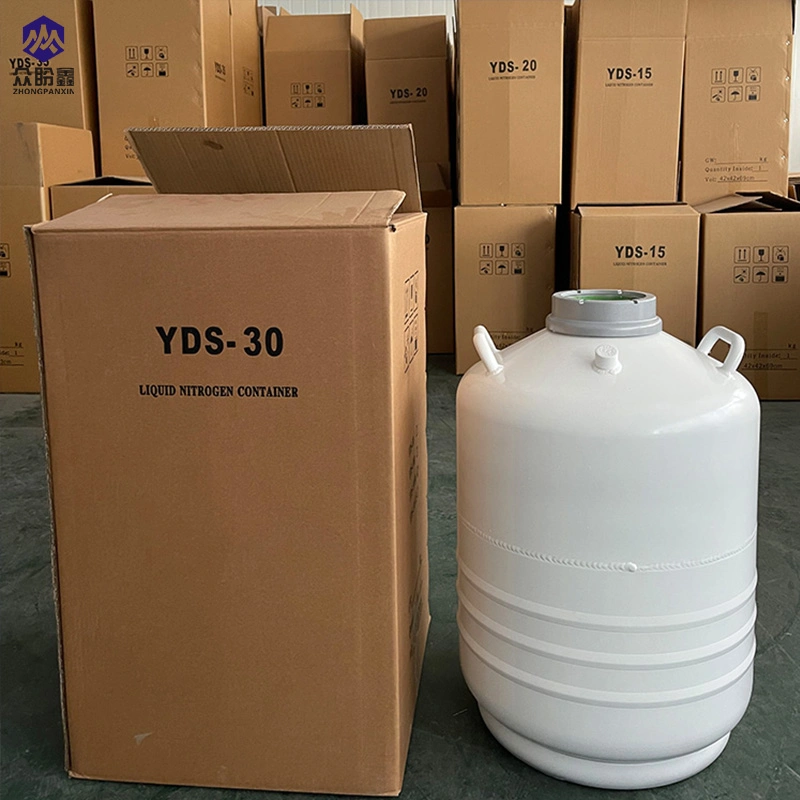 Bulk Storage Tank Stainless Steel 30L Portable Aluminium Liquid Nitrogen Semen Tanks