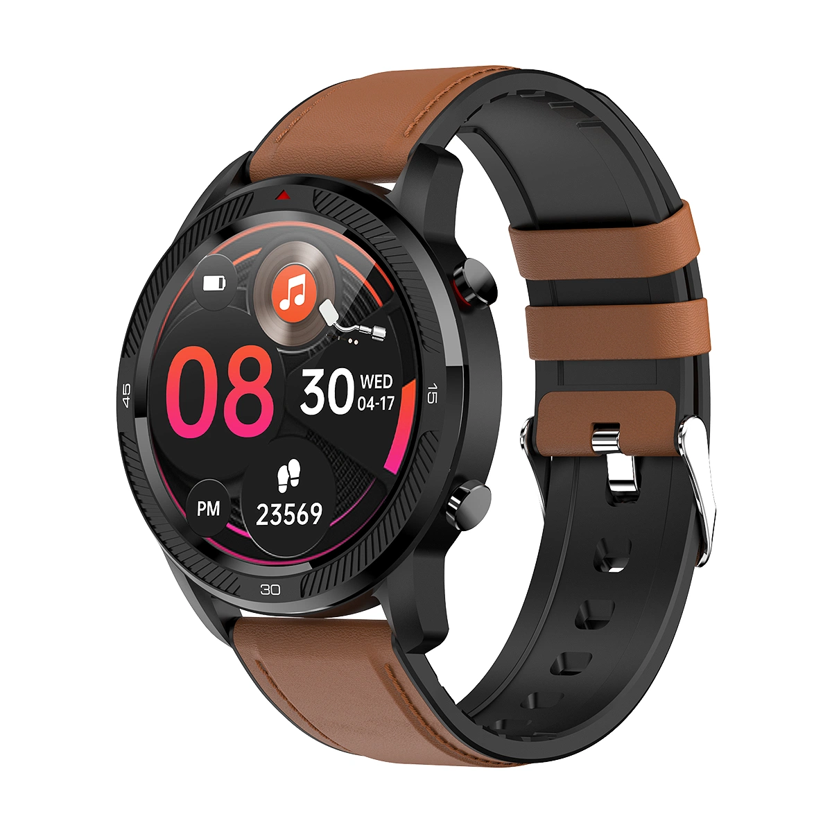 De pantalla HD de pantalla completa Dails múltiple llamada de teléfono Bluetooth Health Monitor Smartwatch para Smart Teléfono Teléfono móvil 007