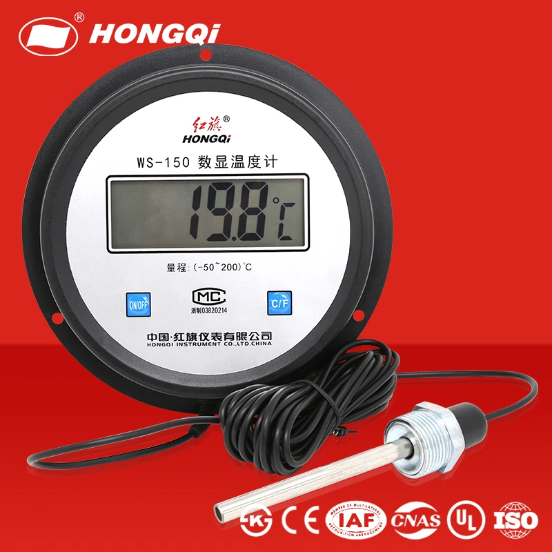 Hongqi Stainless Steel LCD Display Digital Thermometer