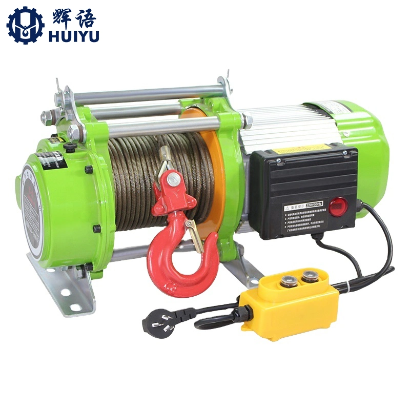 China Manufacture 500kg 1000kg Wire Rope Electric Winch Hoist