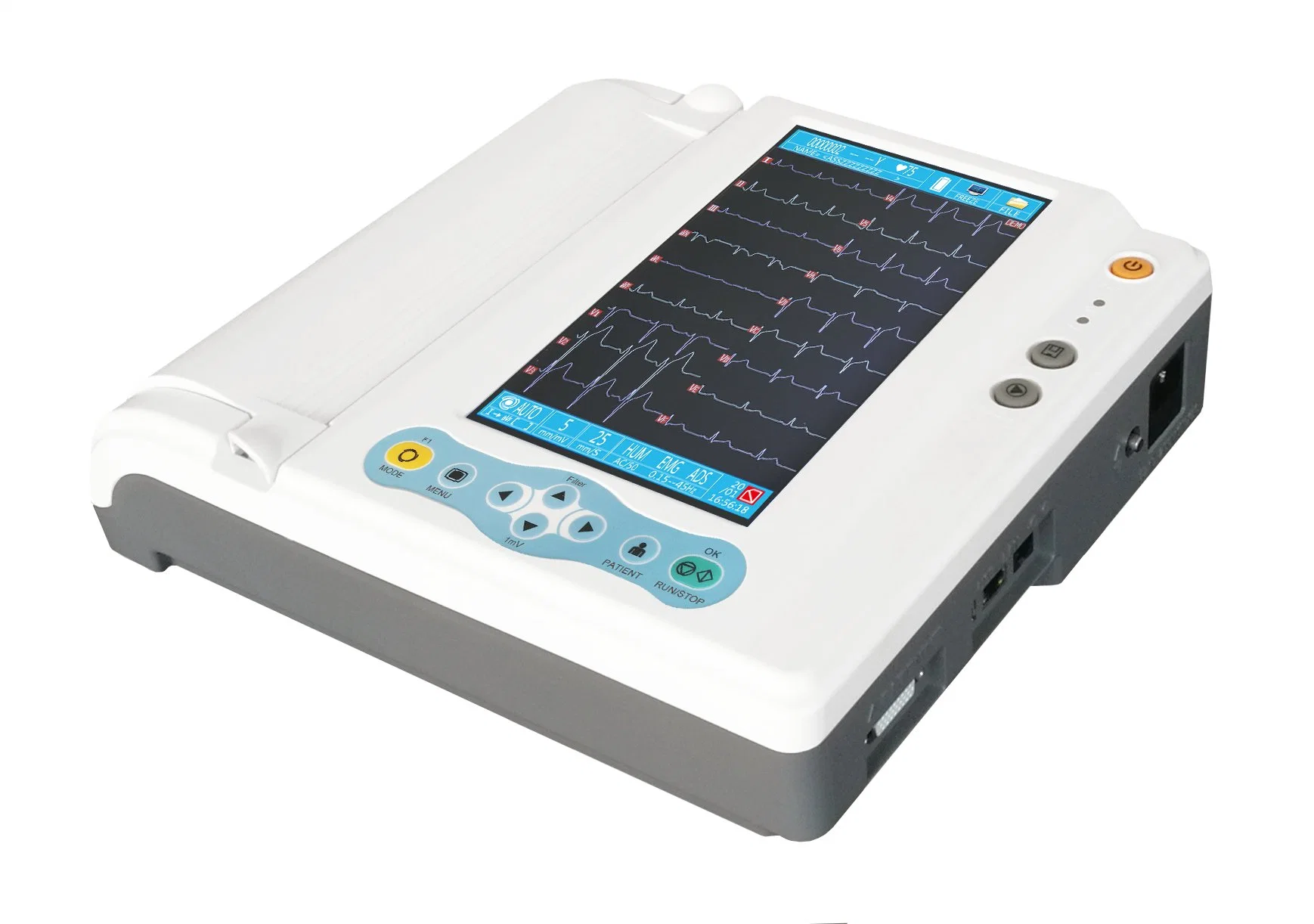 Medical Equipment Hospital Use EKG 12-Lead Portable ECG Electrodes Monitor