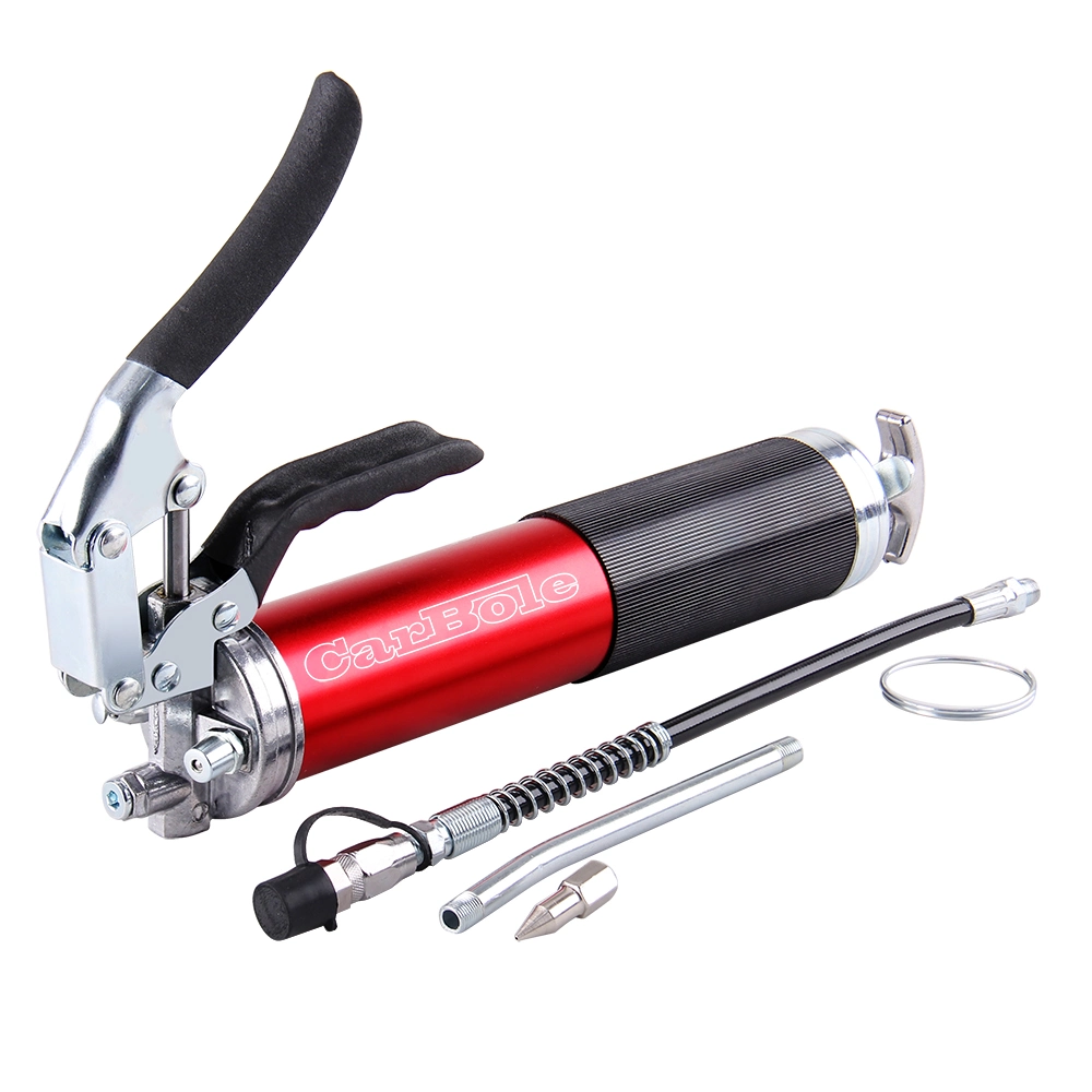 High Pressure Hardware Tools Red Hand Grease Gun High Pressure Manual Grease Gun 2021 Hot Sales