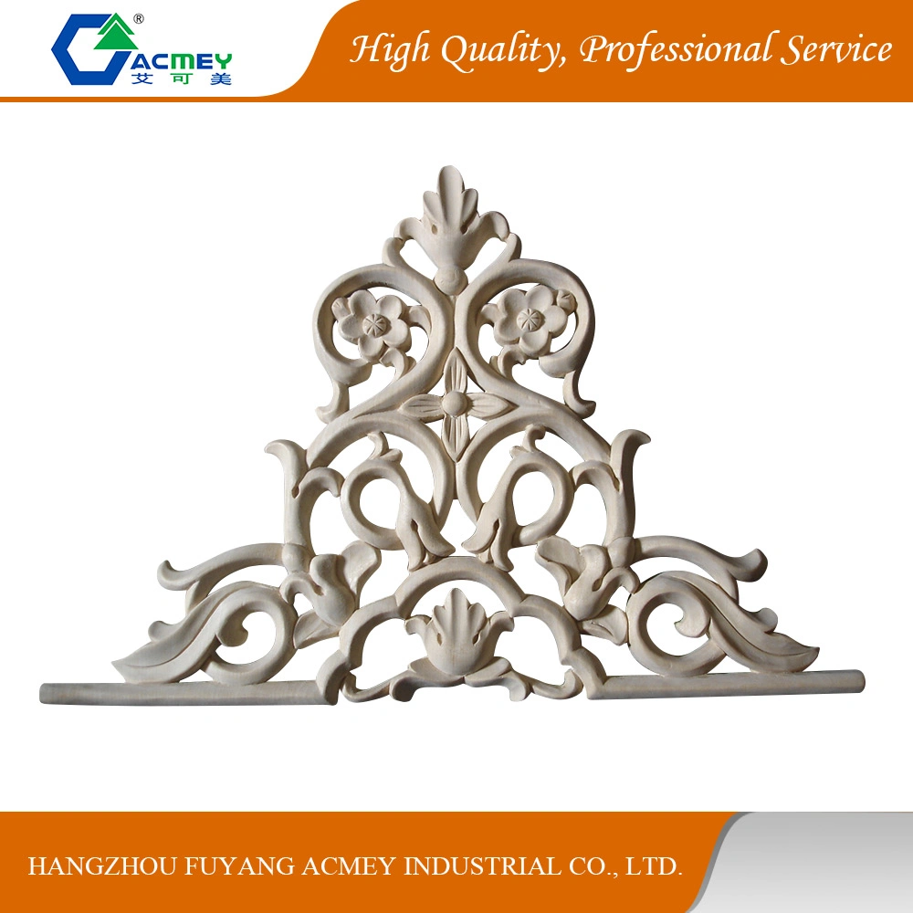 Solid Wood Hand Carved Appliques for Furniture